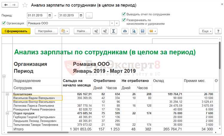 Как создать отчет материальная ведомость 1с