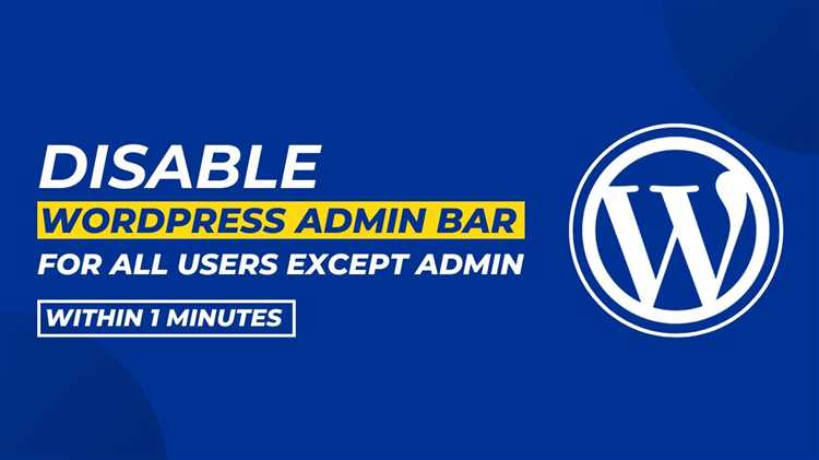 Как убрать админ панель wordpress для пользователей