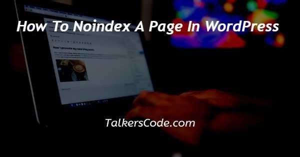 Как убрать noindex в wordpress