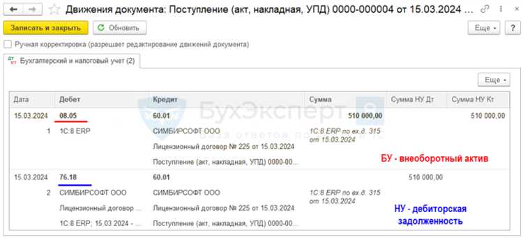 Оформление счета-фактуры от поставщика на программный продукт с неисключительными правами