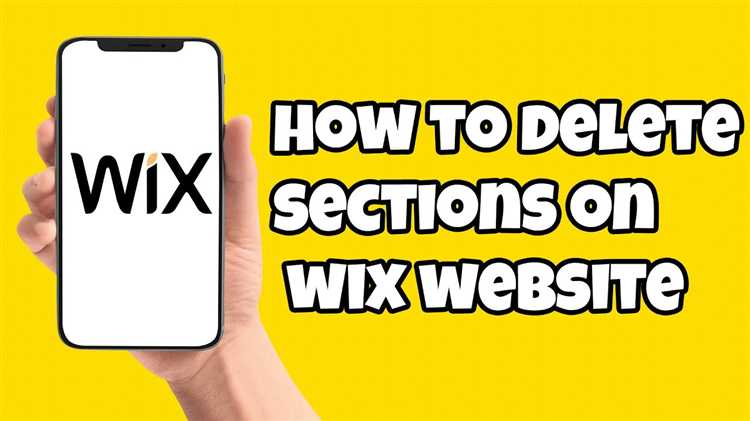 Как удалить учетную запись на Wix через панель управления