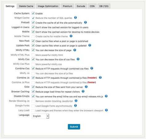Как ускорить сайт на wordpress elementor