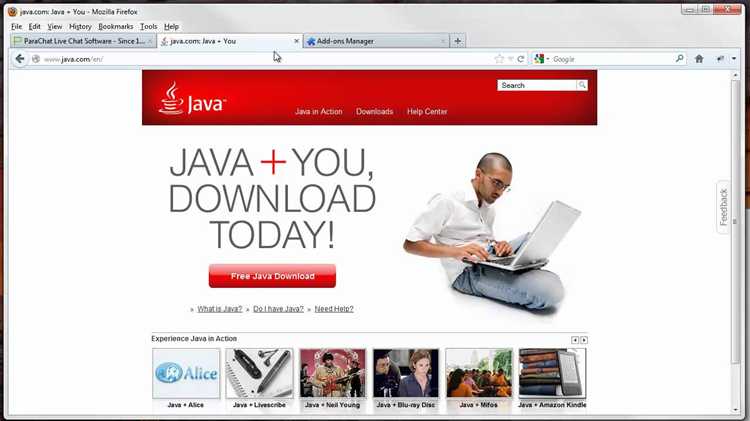 Отключение Java через about:config
