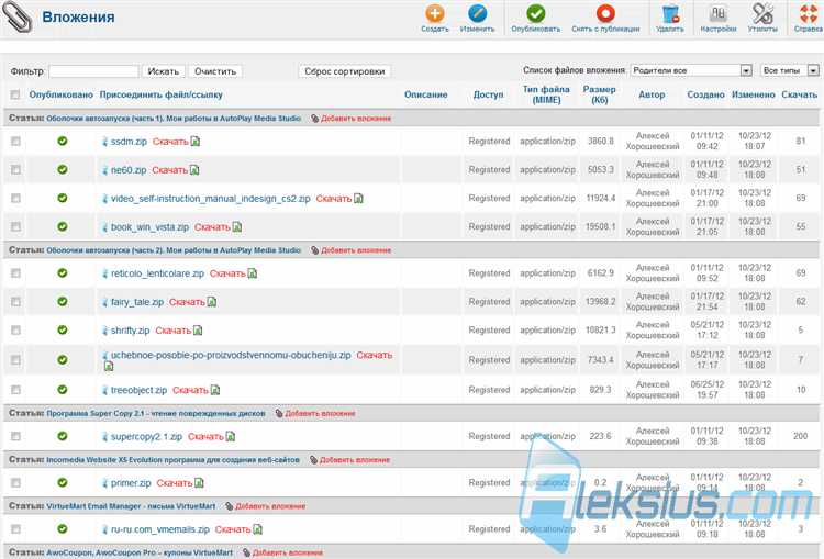 Как загрузить данные фида на сайт joomla