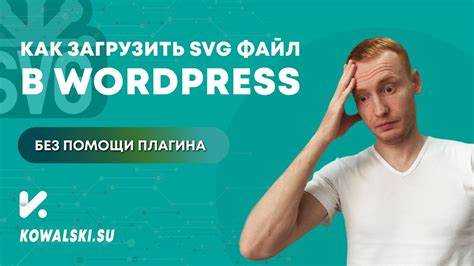 Как включить поддержку SVG вручную через functions.php