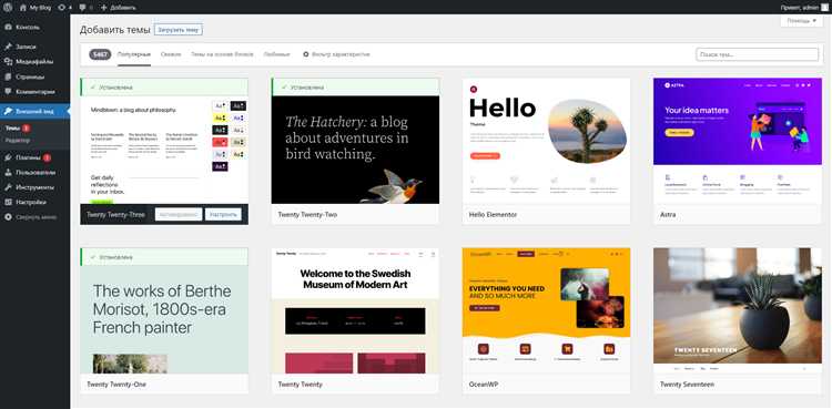 Поиск информации о теме в файлах стилей (style.css)
