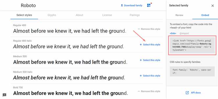 Использование шрифтов из Adobe Fonts (Typekit)