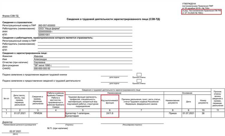 Как обновление формы СЗВ-ТД будет отражаться в учете кадров