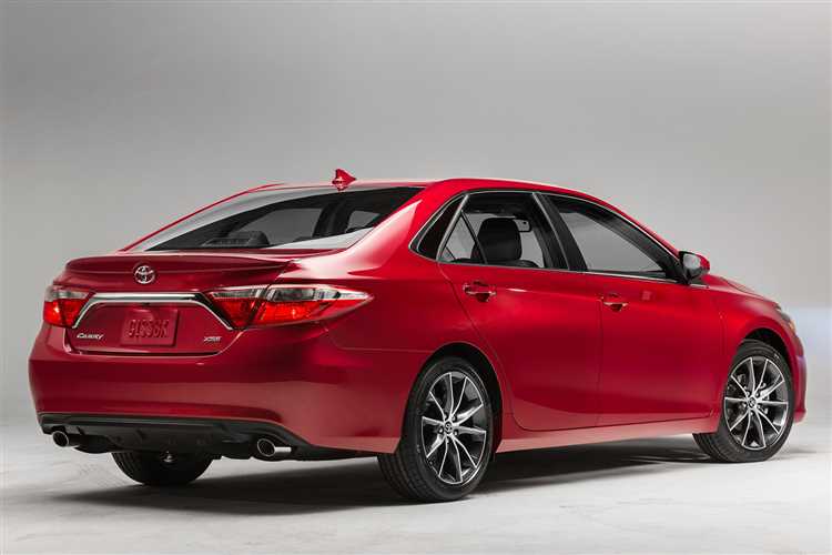 Средняя цена Toyota Camry по штатам США в 2025 году