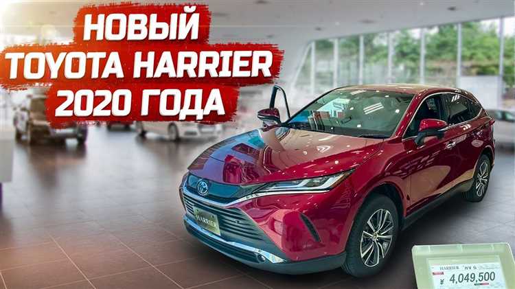 Цены на подержанные автомобили Toyota Harrier в 2025 году
