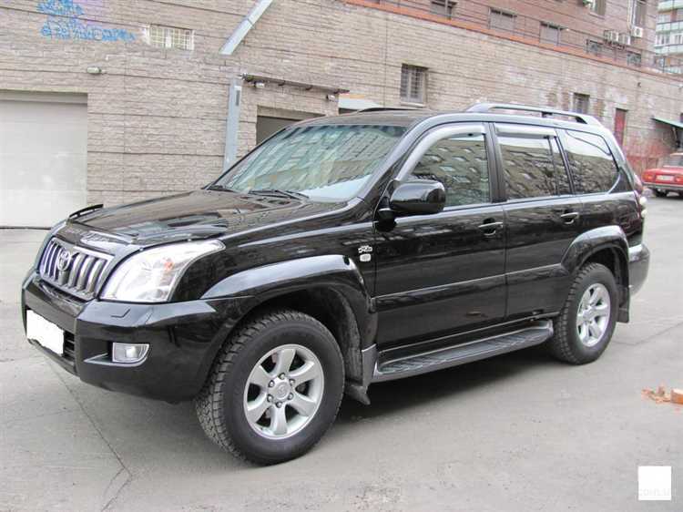 Сравнение цен на Toyota Prado 120 в разных регионах России