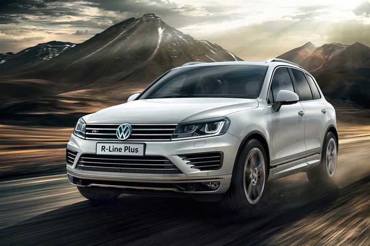 Как цена Volkswagen Touareg варьируется в зависимости от региона России в 2025 году?