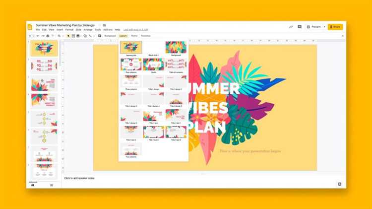 Встроенные шаблоны и стили в Google Презентациях и PowerPoint