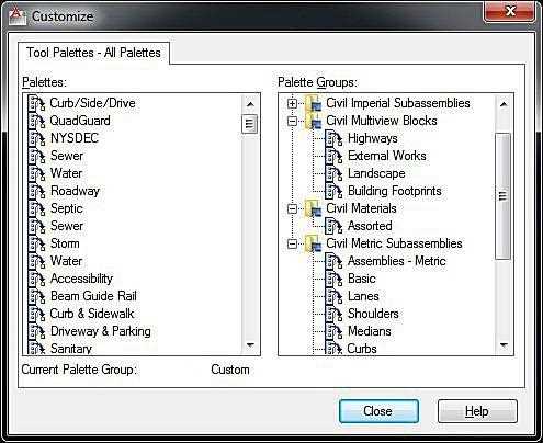 Зачем нужны палитры инструментов базовые в autocad