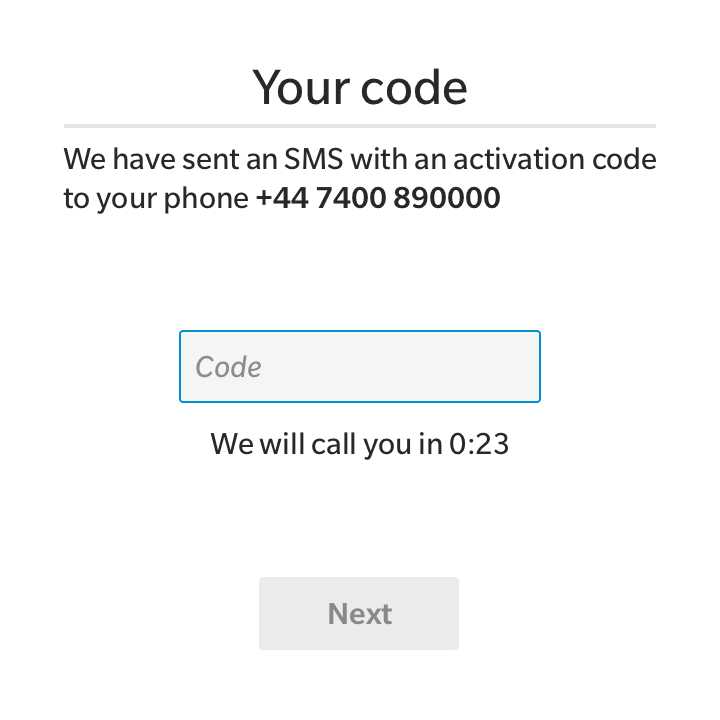 Почему telegram code приходит на номер телефона