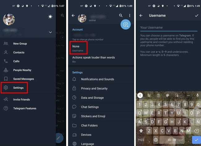 Примеры использования username в каналах и группах Telegram