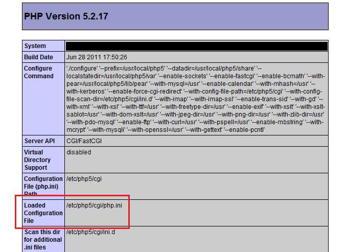 Нахождение php.ini в окружении на shared-хостинге с Битрикс