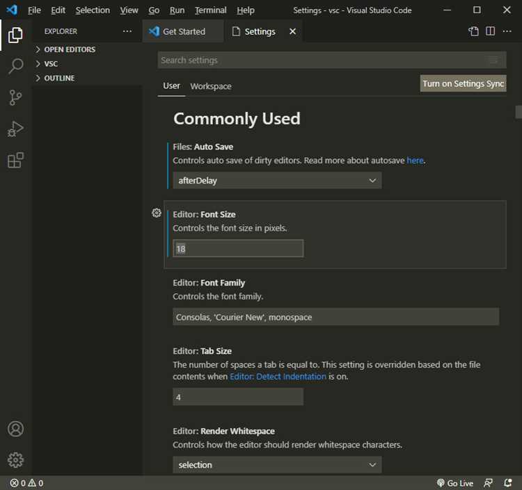 Место хранения кэша и временных файлов VS Code