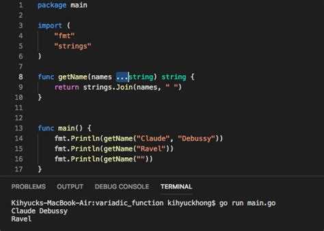 Как дебажить в visual studio code golang