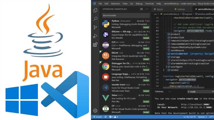 Как добавить java в visual studio 2019