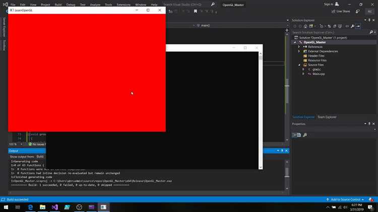 Как добавить opengl в visual studio 2019