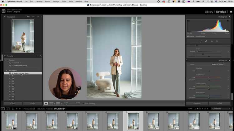 Установка профиля камеры в Lightroom Classic вручную