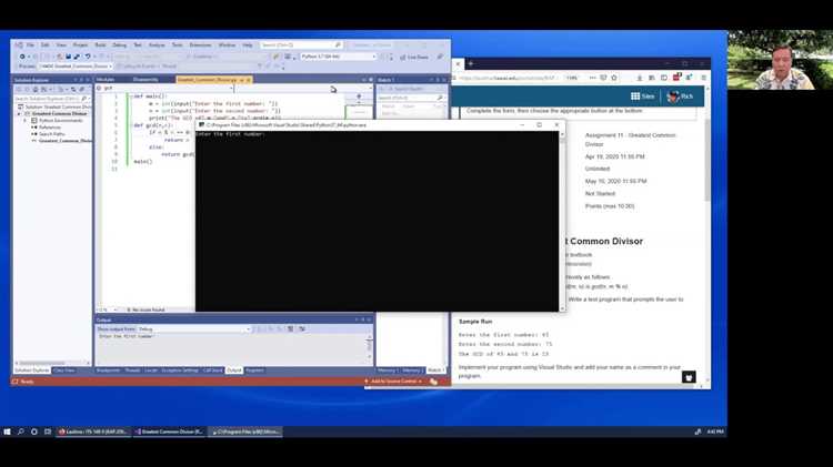 Настройка интерпретатора Python в Visual Studio