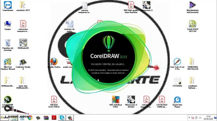 Импорт параметров резки из RDWorks в CorelDRAW