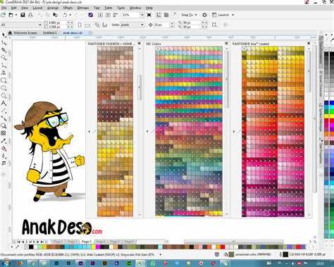 Подготовка цветового образца для добавления в CorelDRAW