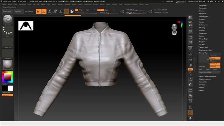 Экспорт high-poly и low-poly моделей в формате FBX