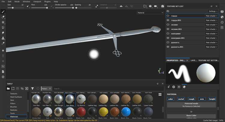 Настройка проекта в Substance Painter для экспорта текстур
