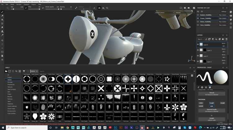 Как импортировать карты в substance painter