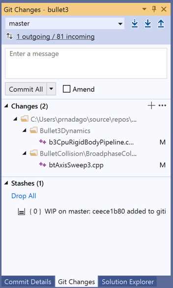 Настройка подключения к удалённому репозиторию через Visual Studio
