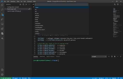 Создание проекта Makefile в Visual Studio с нуля