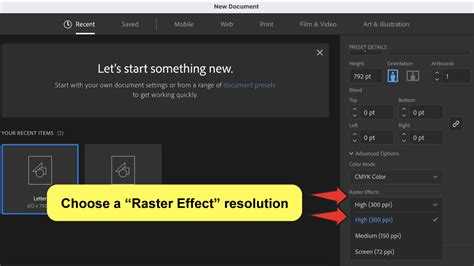 Как изменить dpi illustrator