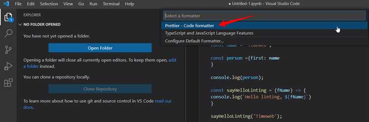 Настройка параметров форматирования для разных языков программирования