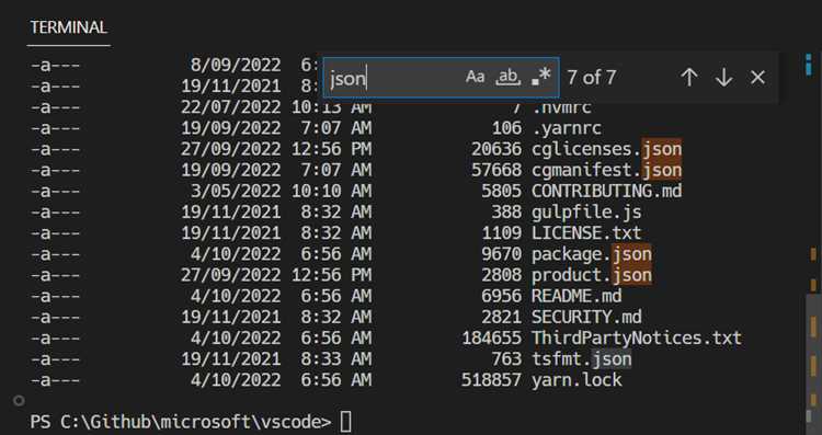 Выбор и установка оболочки терминала в VS Code