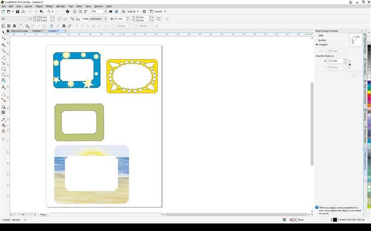 Настройка рабочего документа под размеры портрета