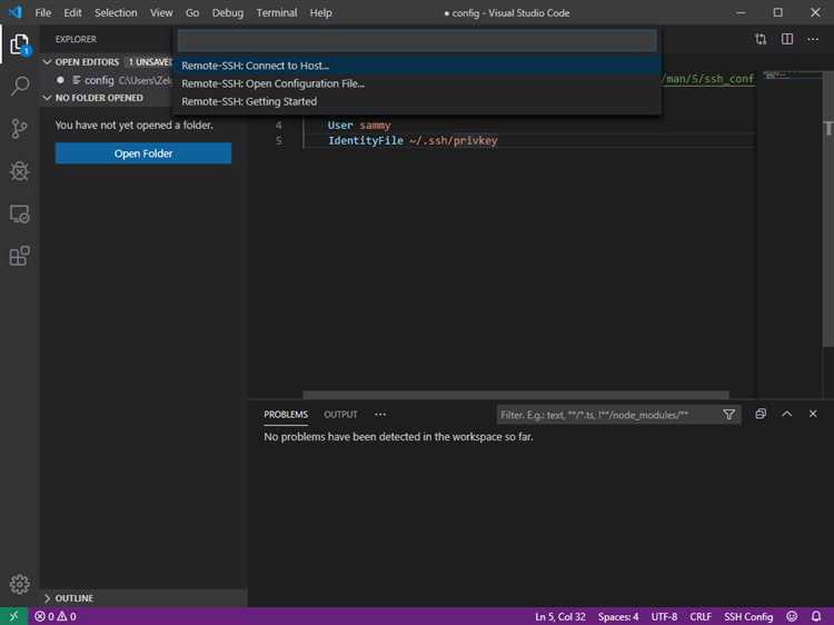Использование команды clear в встроенном терминале VS Code