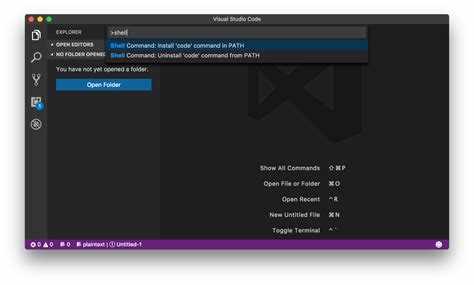 Как очистить терминал в visual studio code