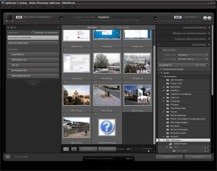 Преобразование RAF в DNG внутри Lightroom: пошагово