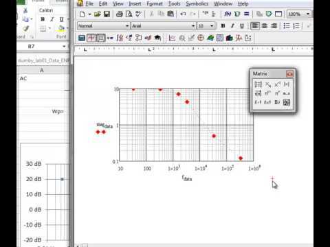 Как перенести данные из excel в mathcad