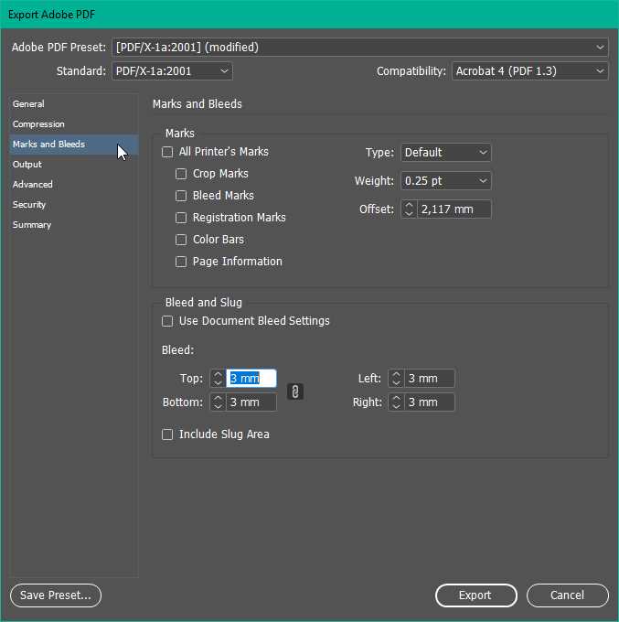 Шаги для выделения текста в InDesign перед преобразованием