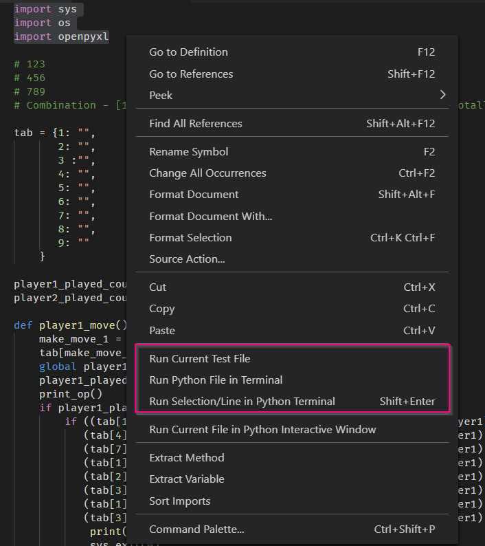 Установка расширения Python в Visual Studio Code