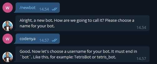 Как получить user id telegram bot
