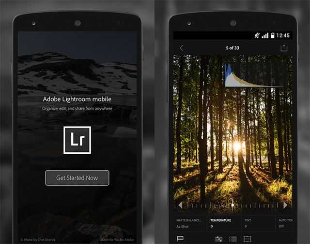 Как пользоваться приложением lightroom на андроид