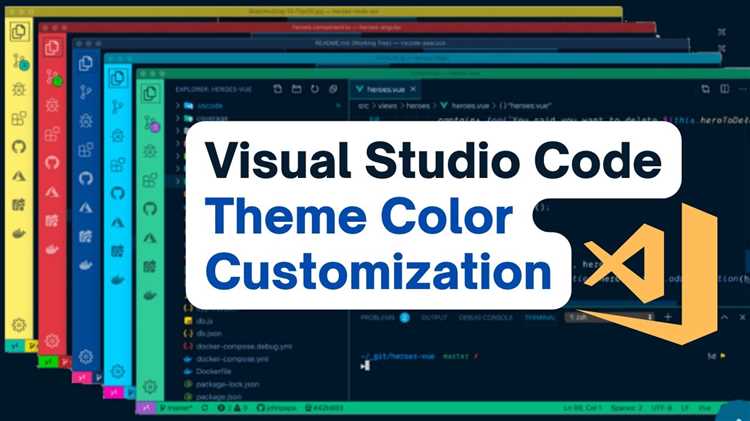 Как поменять цвет в visual studio code