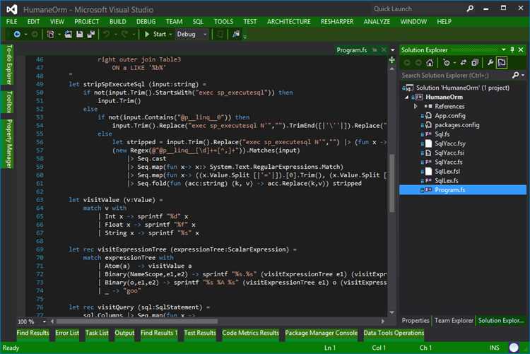 Как поменять цветовую схему в visual studio 2019