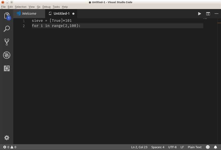 Настройка интерпретатора Python в VS Code