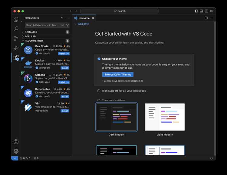 Как поставить python на visual studio code